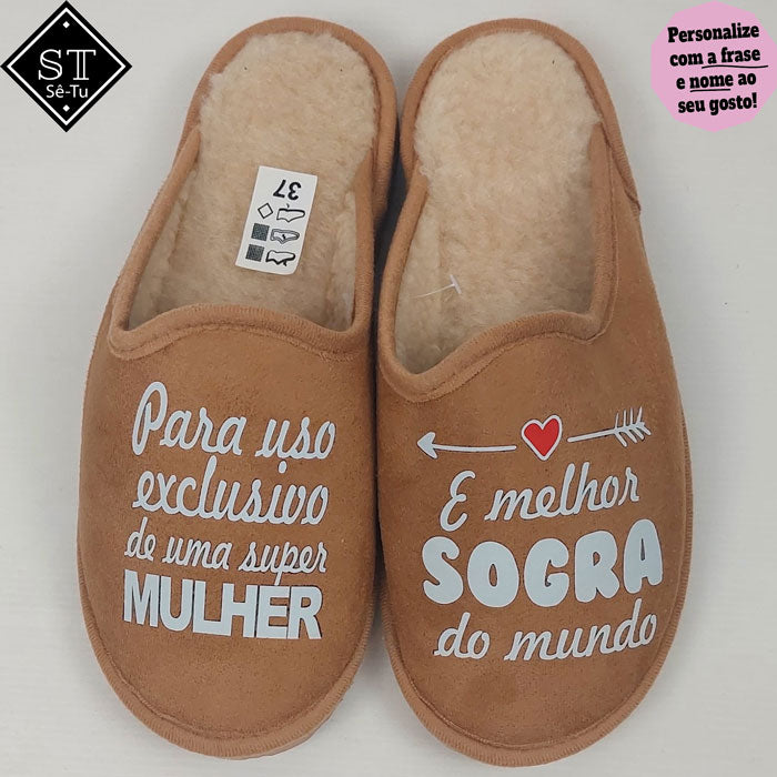 Chinelos Para uso Exclusivo da Super Melhor e Melhor Sogra